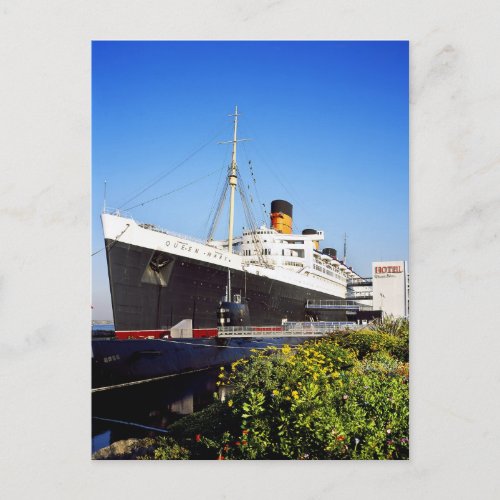 RMS Queen Mary Postcard