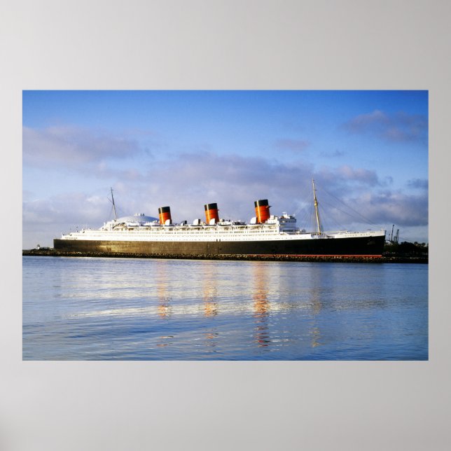 RMS Queen Mary Poster (Front)