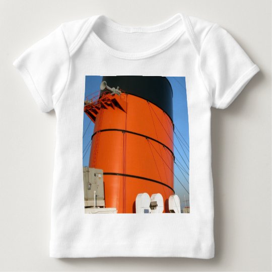 RMS Queen Mary Smoke Stack Baby T-Shirt
