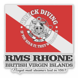 RMS Rhone (best wrecks) Sticker