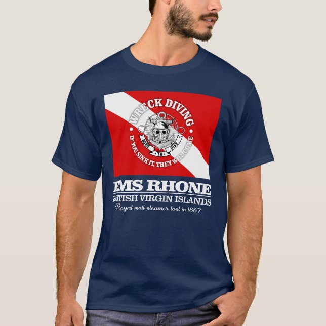 RMS Rhone (best wrecks) T-Shirt (Front)