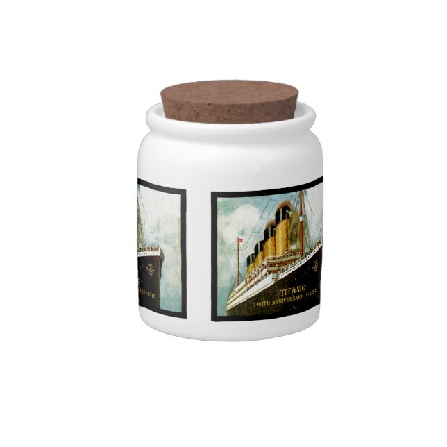 RMS Titanic 100th Anniversary Candy Jar (Right)