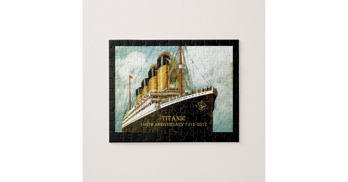 RMS Titanic 100th Anniversary Jigsaw Puzzle | Zazzle