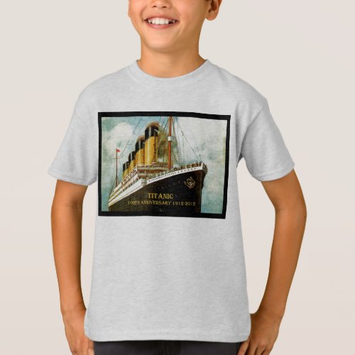 RMS Titanic 100th Anniversary kids T T_Shirt