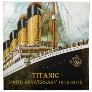 RMS Titanic 100th Anniversary napkin
