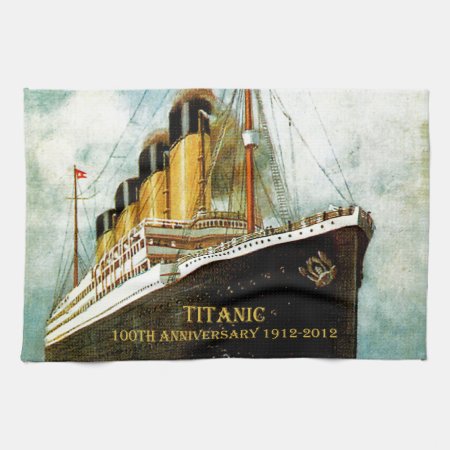 Rms Titanic 100th Anniversary Towel