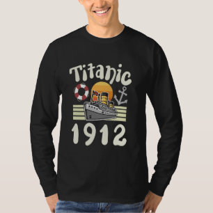 RMS Titanic 1912 Retro Nautical Cruise Ship Men Wo T-Shirt
