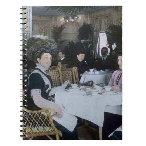 RMS Titanic 1st Class Passengers Enjoy Luxury Notebook