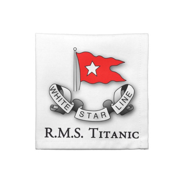 RMS Titanic American MoJo Napkins (Quarter Fold)