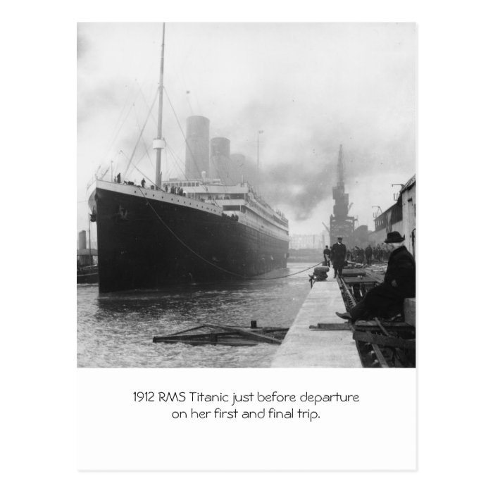 RMS Titanic before departure 1912 Postcards