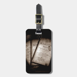 RMS Titanic Boarding Passes Luggage Tag