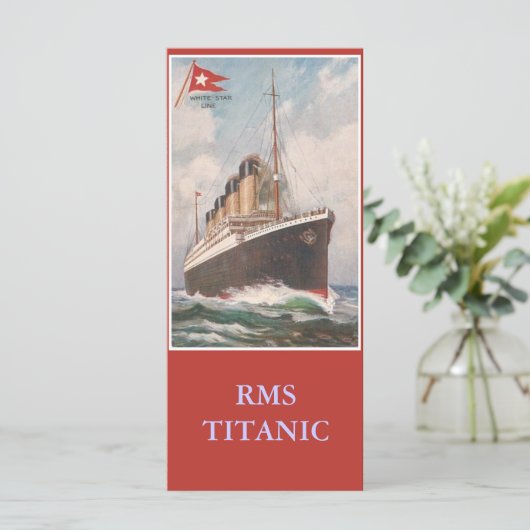RMS Titanic bookmark (Standing Front)
