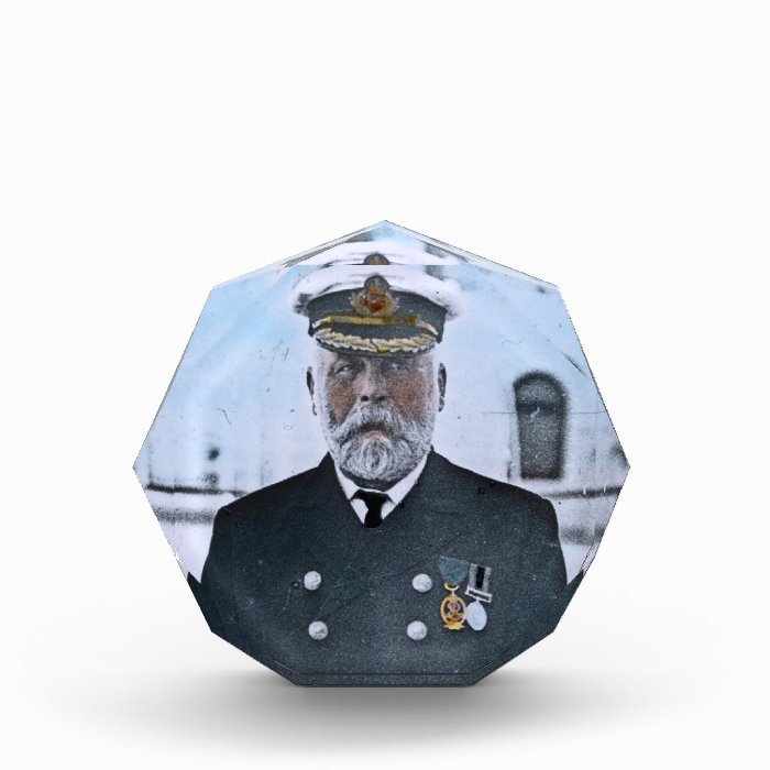 RMS Titanic Captain Edward J. Smith Acrylic Award