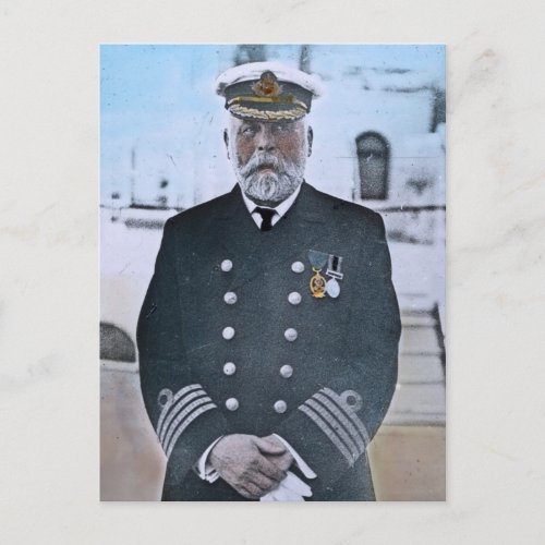 RMS Titanic Captain Edward J Smith Postcard
