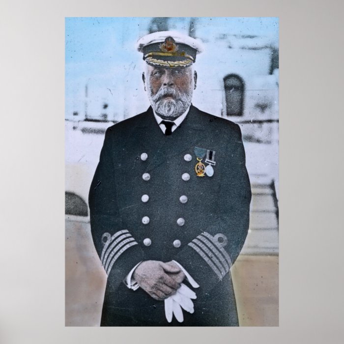 RMS Titanic Captain Edward J. Smith Posters