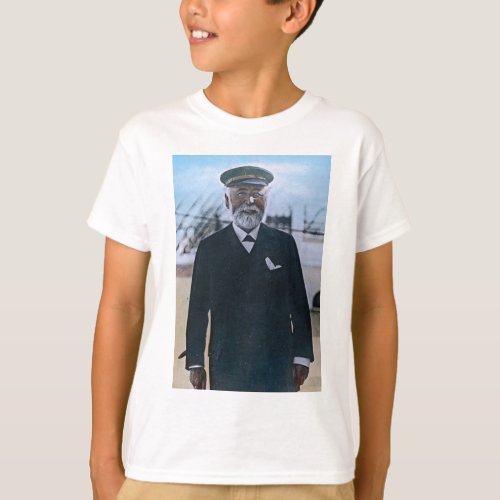 RMS Titanic Captain Edward Smith Vintage T_Shirt