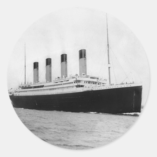 RMS Titanic Classic Round Sticker