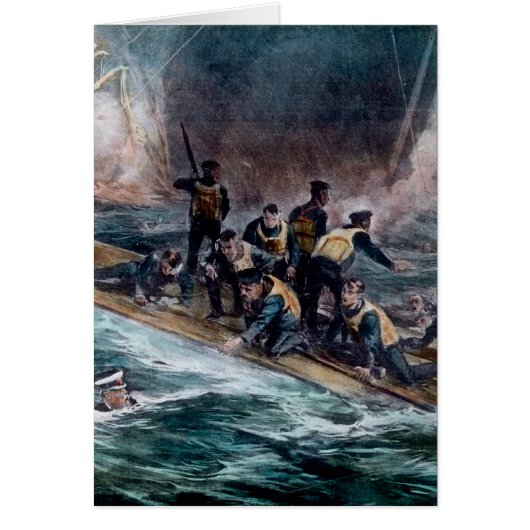 RMS Titanic Crew Escapes Behemoth Sinks Cards (Front)