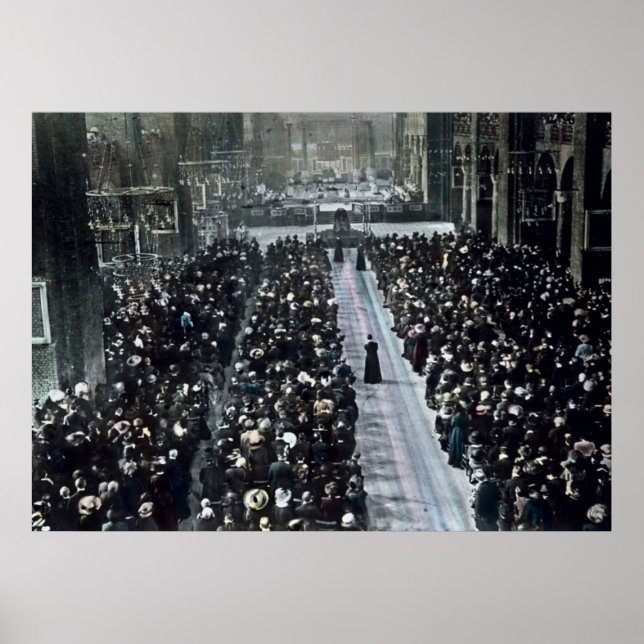 RMS Titanic Funeral and Memorial Service 1912 Poster (Front)