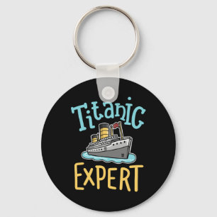 Rms Titanic Funny Expert Retro Cruise Ship Men Boy Keychain
