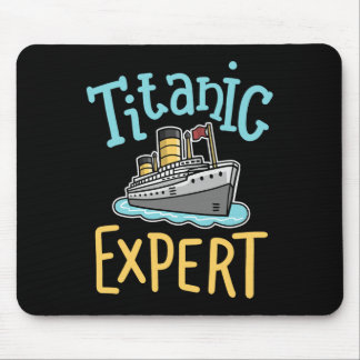Rms Titanic Funny Expert Retro Cruise Ship Men Boy Mouse Pad