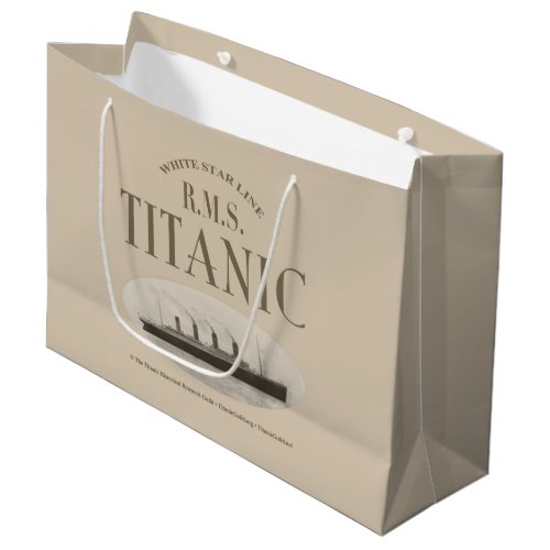 RMS Titanic Ghost Ship Sepia Gift Bag Large