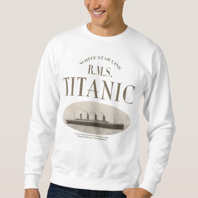 RMS Titanic Ghost Ship Sepia Sweatshirt (Front)