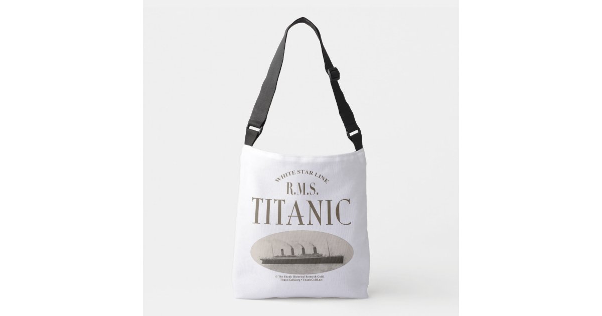RMS Titanic Ghost Ship Sepia/White Crossbody Bag