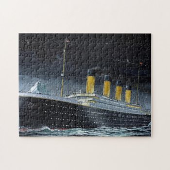Rms Titanic Jigsaw Puzzle by vintagechest at Zazzle