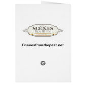 RMS Titanic Launching of the Lifeboats Vintage (Back)