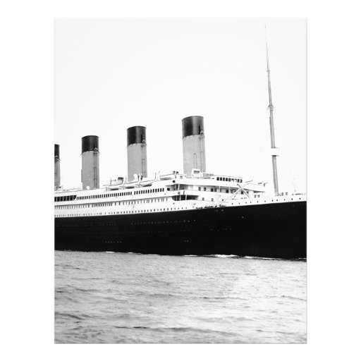 RMS Titanic Letterhead Template | Zazzle