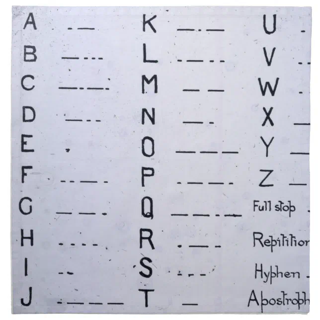 RMS Titanic Morse Code Vintage S.O.S. Cloth Napkin | Zazzle