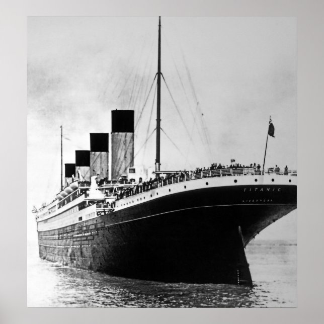 RMS Titanic Outbound Poster (Front)