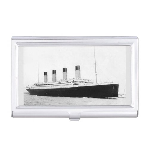 RMS Titanic Passenger Liner    Business Card Case