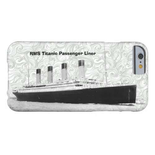 RMS Titanic Passenger Liner Barely There iPhone 6 Case