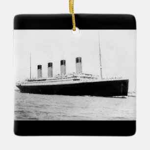 RMS Titanic Passenger Liner Ceramic Ornament