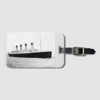Rms Titanic Passenger Liner    Luggage Tag by stanrail at Zazzle