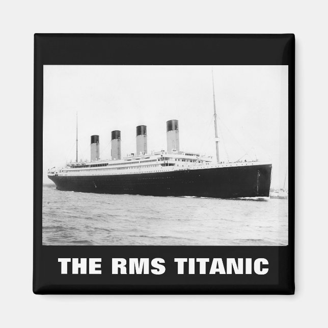 RMS Titanic Passenger Liner     Magnet (Front)