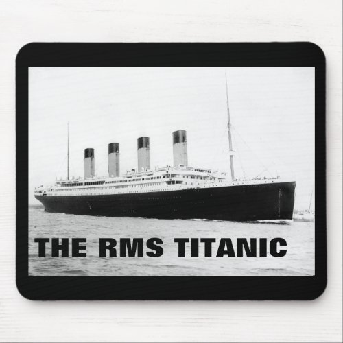 RMS Titanic Passenger Liner Mouse Pad