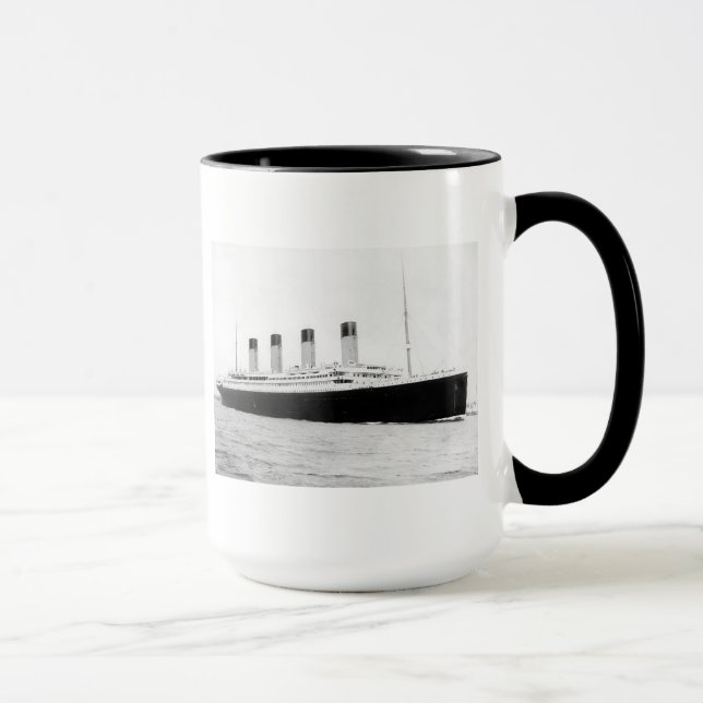 RMS Titanic Passenger Liner Mug (Right)