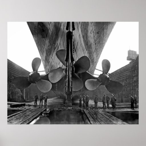 RMS Titanic Propellers Poster | Zazzle