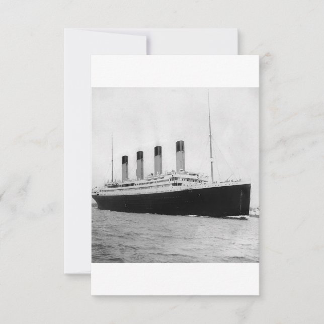 RMS Titanic Save The Date (Front)