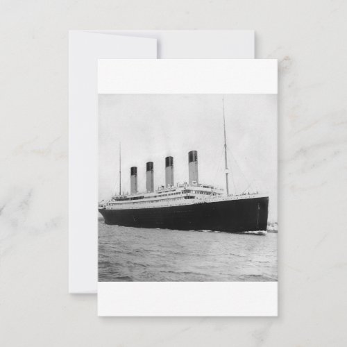 RMS Titanic Save The Date