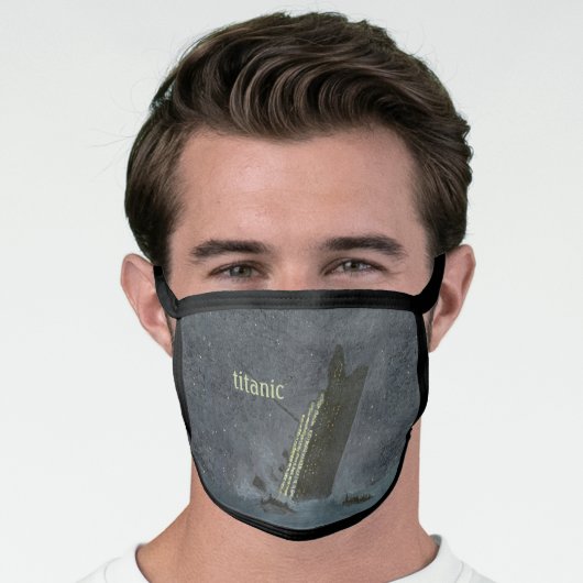 RMS Titanic Ship Sinking Maritime Disaster Face Mask (Worn Him)