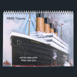 RMS Titanic & Ships of White Star Line Calendar<br><div class="desc">A wonderful calendar featuring restored photos of the ill-fated Titanic; her successful Sister, Olympic; and a few other vessels of the White Star line. A must for any fan of the great line or the doomed ship.</div>
