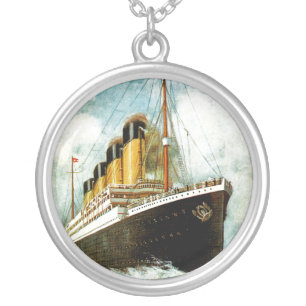 RMS Titanic Silver Plated Necklace