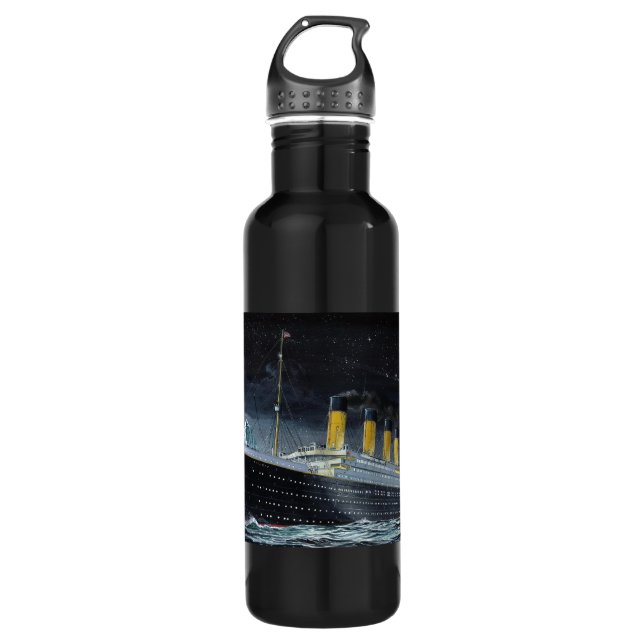 RMS Titanic Stainless Steel Water Bottle (Front)