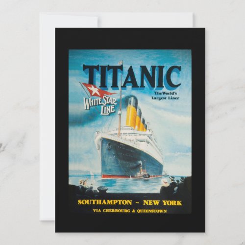 RMS Titanic Travel Ad