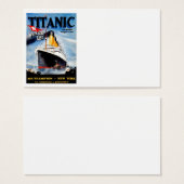 RMS Titanic Travel Ad (Front & Back)