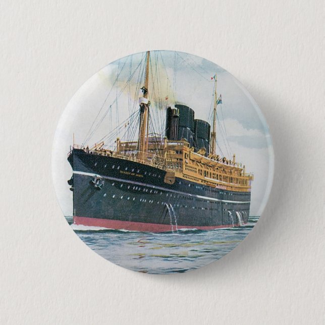 RMS Viceroy of India Pinback Button (Front)